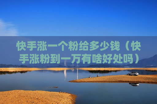 快手涨一个粉给多少钱（快手涨粉到一万有啥好处吗）