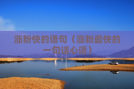涨粉快的语句（涨粉最快的一句话心语）