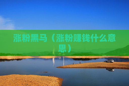 涨粉黑马（涨粉赚钱什么意思）