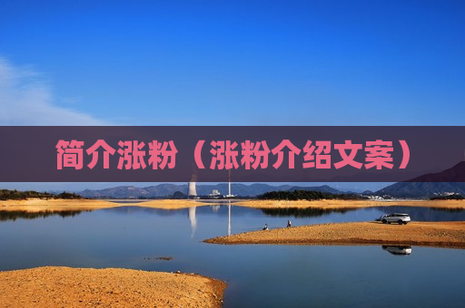 简介涨粉（涨粉介绍文案）