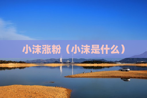 小沫涨粉（小沫是什么）