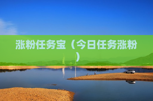 涨粉任务宝（今日任务涨粉）