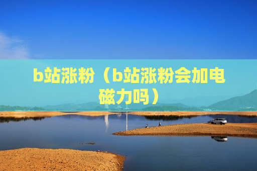 b站涨粉（b站涨粉会加电磁力吗）