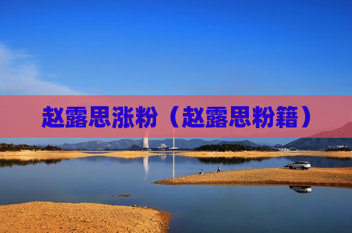 赵露思涨粉（赵露思粉籍）