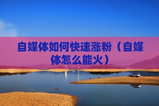自媒体如何快速涨粉（自媒体怎么能火）