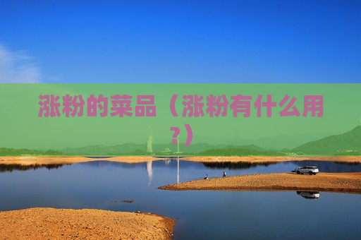 涨粉的菜品（涨粉有什么用?）