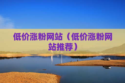 低价涨粉网站（低价涨粉网站推荐）