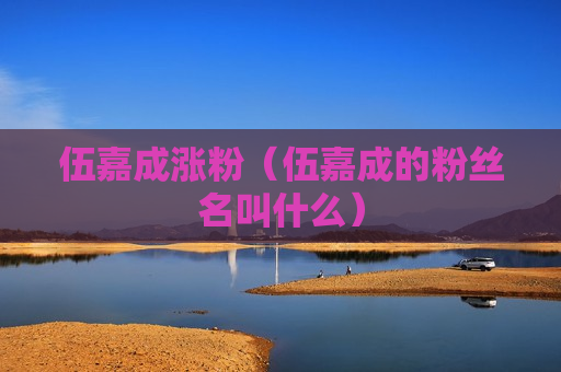伍嘉成涨粉（伍嘉成的粉丝名叫什么）