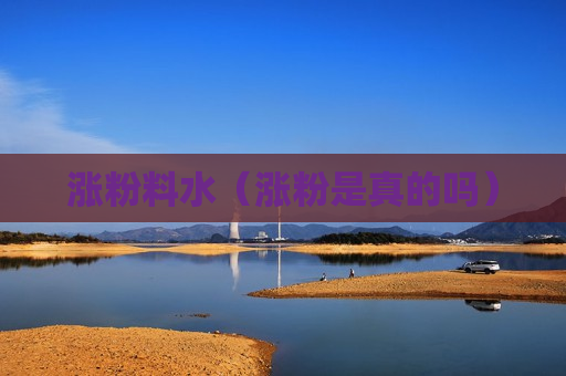 涨粉料水（涨粉是真的吗）