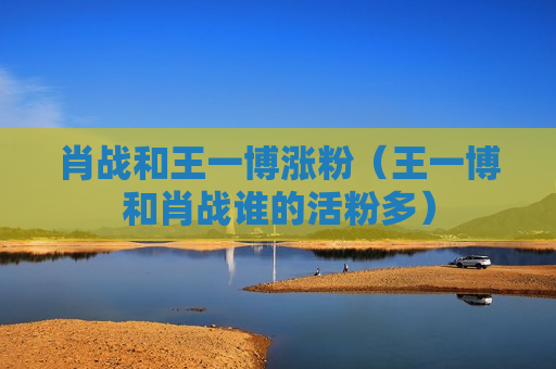 肖战和王一博涨粉（王一博和肖战谁的活粉多）