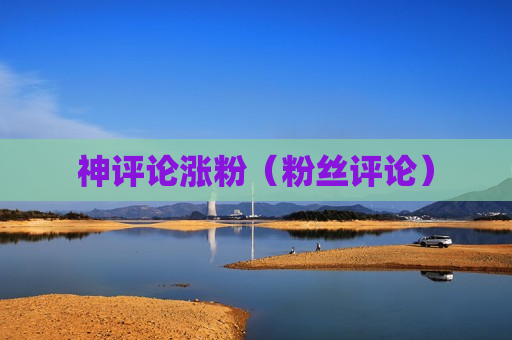 神评论涨粉（粉丝评论）