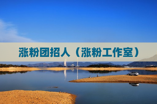 涨粉团招人（涨粉工作室）