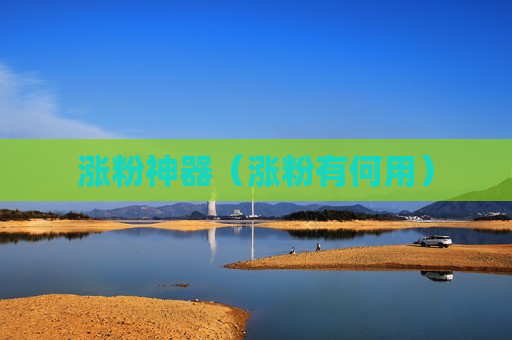 涨粉神器（涨粉有何用）