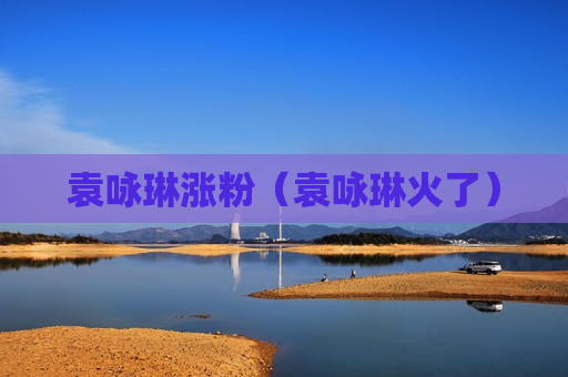 袁咏琳涨粉（袁咏琳火了）