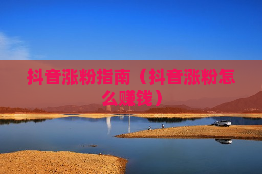 抖音涨粉指南（抖音涨粉怎么赚钱）