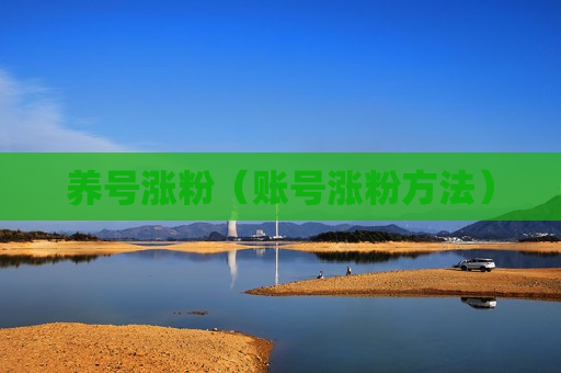 养号涨粉（账号涨粉方法）