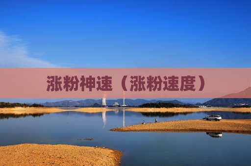 涨粉神速（涨粉速度）