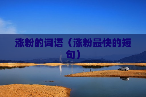 涨粉的词语（涨粉最快的短句）