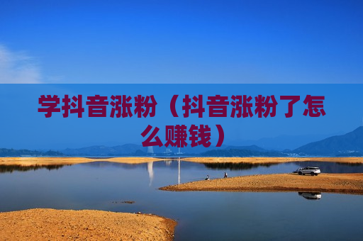 学抖音涨粉（抖音涨粉了怎么赚钱）