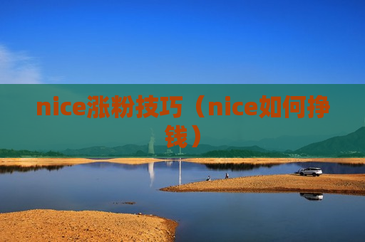 nice涨粉技巧（nice如何挣钱）
