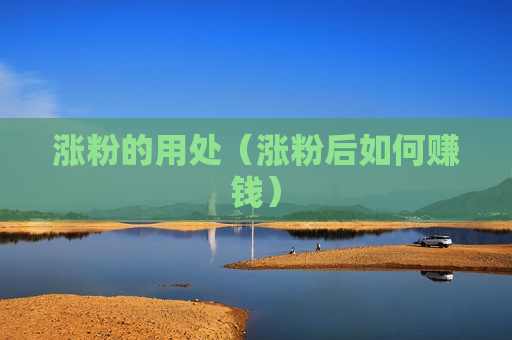涨粉的用处（涨粉后如何赚钱）