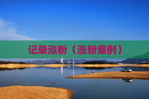 记录涨粉（涨粉案例）