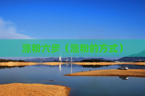 涨粉六步（涨粉的方式）