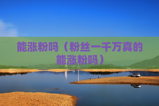 能涨粉吗（粉丝一千万真的能涨粉吗）