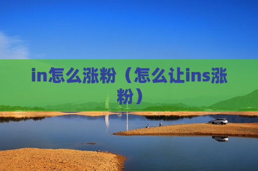 in怎么涨粉（怎么让ins涨粉）