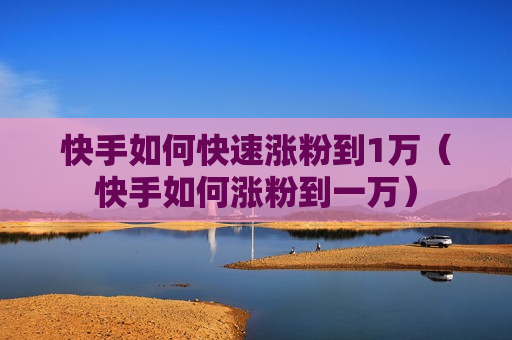快手如何快速涨粉到1万（快手如何涨粉到一万）