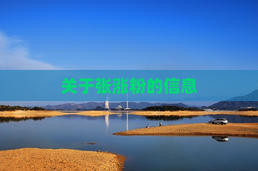 关于张涨粉的信息