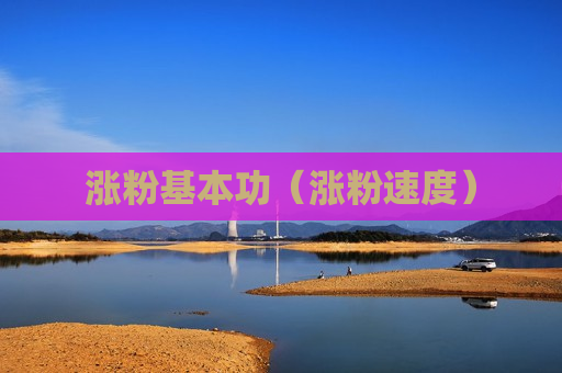 涨粉基本功（涨粉速度）