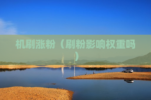 机刷涨粉（刷粉影响权重吗）