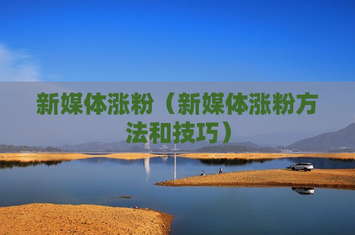 新媒体涨粉（新媒体涨粉方法和技巧）