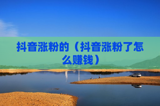 抖音涨粉的（抖音涨粉了怎么赚钱）