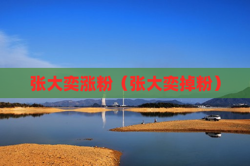 张大奕涨粉（张大奕掉粉）