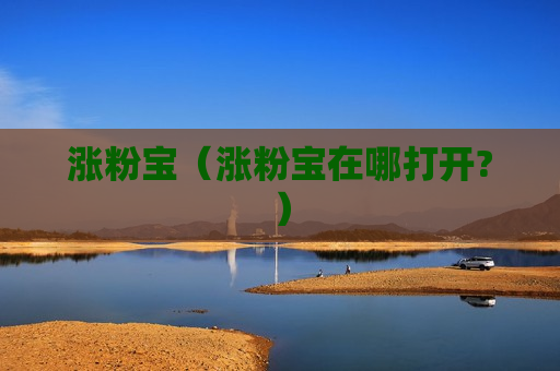 涨粉宝（涨粉宝在哪打开?）