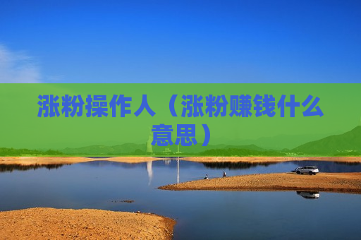 涨粉操作人（涨粉赚钱什么意思）
