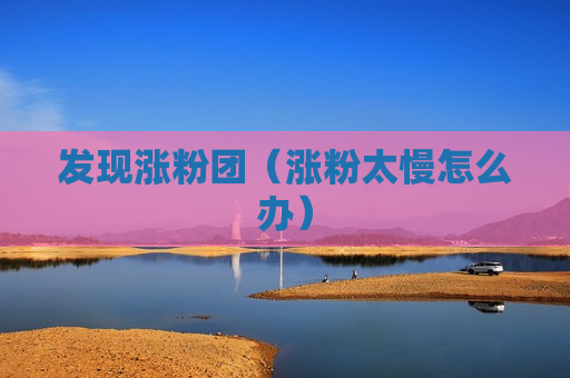 发现涨粉团（涨粉太慢怎么办）